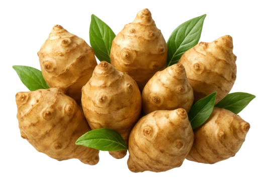 A blueberry scone with a crumbly top, dotted with blueberries, on a striped tea towel