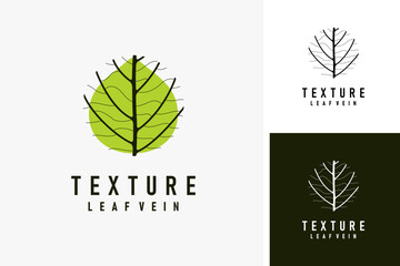 Leaf vein logo symbol icon design