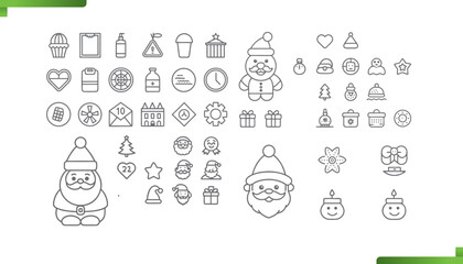 Cartoon  palette and text elements