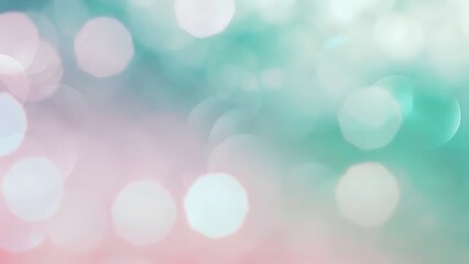 Fototapeta premium Pastel Bokeh Glow Texture Background 8K Seamless Pink Mint Orbs