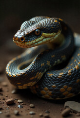 close up of a snake