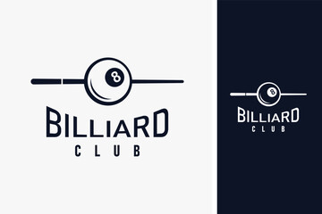 Billiard logo symbol icon design