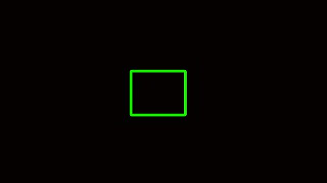 squre box animation video 