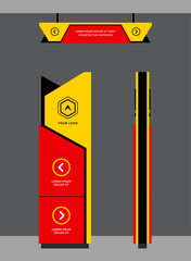 Exterior and interior signage concept corporate identity