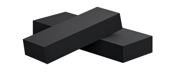 Dark gray rectangular blocks stacked
