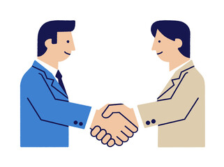 Fototapeta premium business people shaking hands