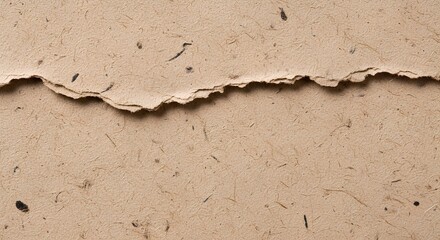 Unique natural brown paper texture with deckle edge for creative designs and eco friendly projects offering an organic feel and earthy aesthetics