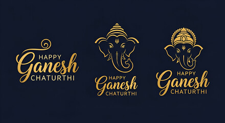 Lord Ganpati illustration for Ganesh Chaturthi festival Social Media Post