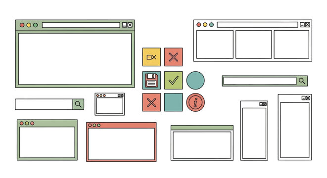 Retro Linkbutton Vintage Website Buttons Images – Browse 44,065 Stock Photos, Vectors ...