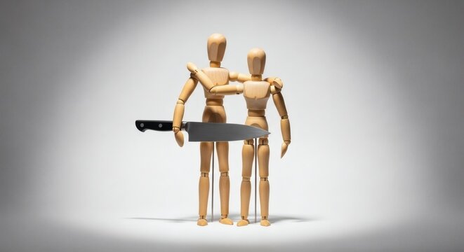 Wooden Embrace  Hidden Treachery with Suspicion, Betrayal, and and Deception.