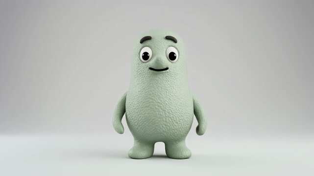 Full-body kedondong-shaped character