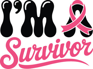 Breast Cancer Awareness Halloween T-Shirt Design Bundle | Save the Boo Bees, In October We Wear Pink, I’m a Survivor & Fight Cancer Graphics