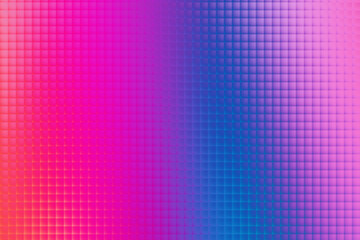 Vibrant abstract background with gradient grid pixelated texture
