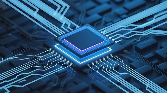 Microchip with data flow