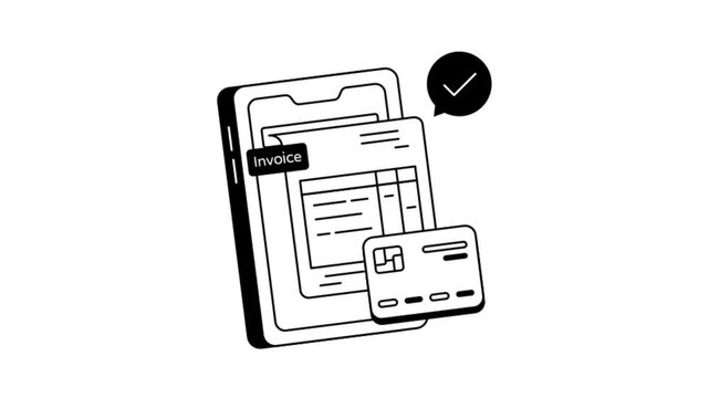 finance, Online payment gateway processing secure transactions Animation MP4 File