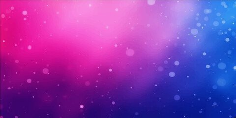 Abstract purple background with bright bokeh lights, a glowing star design for a holiday decoration