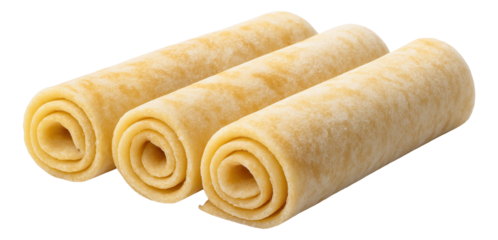 Round blini with a generous spoonful of lemon curd spread evenly across the surface.