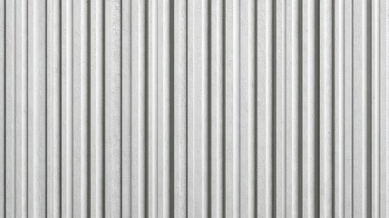 Seamless vertical ribbed concrete wall with repeating linear shadows and subtle grunge, modern gray surface ideal as architectural, industrial or abstract background and texture