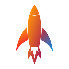 Orange Blue Rocket - Dynamic Progress