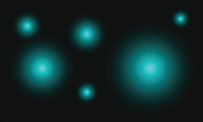 Glowing teal orbs shimmer against dark plain backdrop