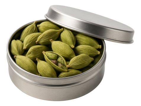 Smoked salmon on a bed of greens with caper berries and lemon slices for holiday brunch