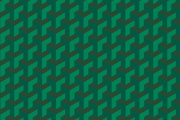A hand-drawn background image, a geometric illusion in green tones. An abstract design for covers, backgrounds, wallpaper, napkins, and wrapping paper.