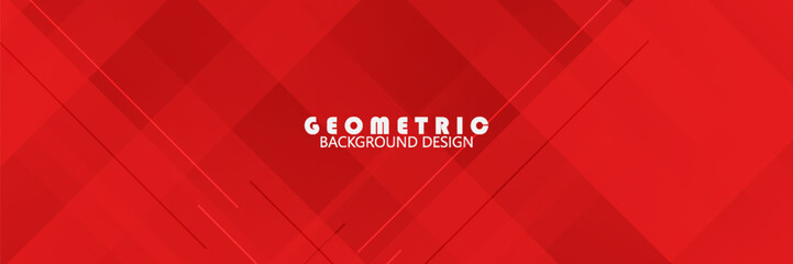 Banner background abstract, colorful, red gradations, slash abstract, memphis. presentation, textures