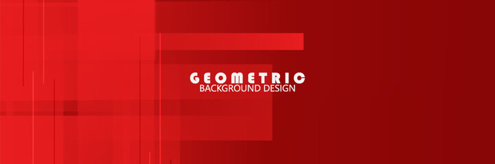 Banner background abstract, colorful, red gradations, slash abstract, memphis. simple design in eps10