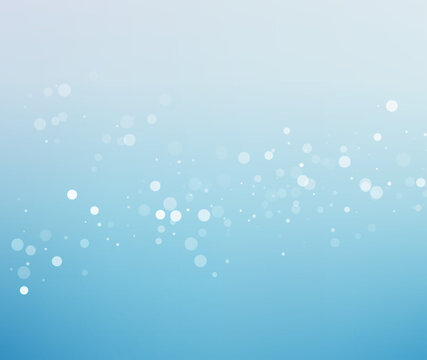 Neutral Blue Presentation Bokeh Vector Background