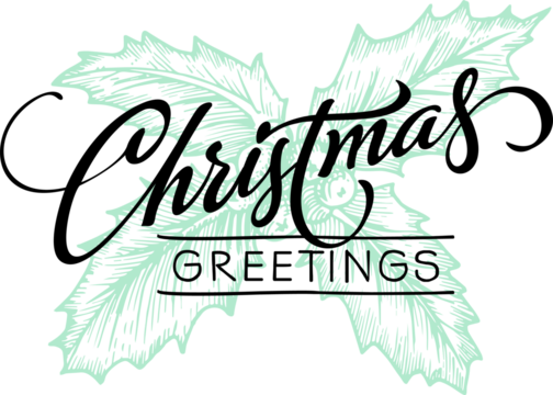 merry christmas lettering calligraphy