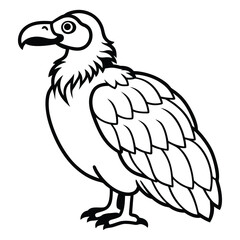 Fototapeta premium Bold parrot sitting vector illustration — representing tropical beauty and colorfulness in minimalist form.