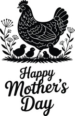 Fototapeta premium Chicken & Rooster SVG, Farm Scene svg