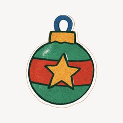 Obraz premium Festive ornament with star