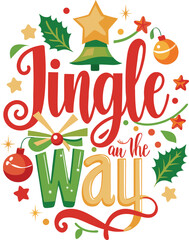 Christmas Celebration Vector, Festive Christmas Vector T-Shirt Designs, Cozy Winter Holiday Vector Illustrations for Christmas T-Shirts