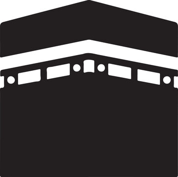 black kaaba icon clip art preview