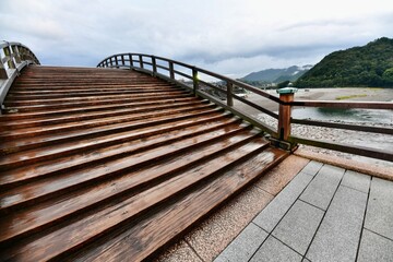 山口の美しい橋の錦帯橋