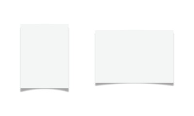 Blank Paper Sheets Icon for Document, Office, and Template Design
