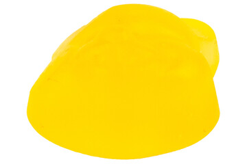 Pile of Colorful Gummy bear Candies Isolated on White Background