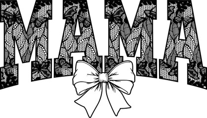 Butterfly lace coquette mama png, sublimation design, dtf dtg transfer, mug t shirt print, flowers leaves botanical, elegant, vintage sketch, ribbon bow