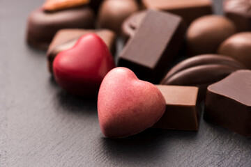 ハート型のチョコレート