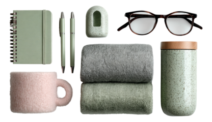 Stylish Minimalist Home Collection with Green and Gray Accessories for Cozy Living