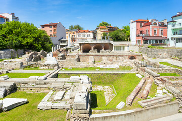 Fototapeta premium The Roman forum of Philippopolis in Plovdiv