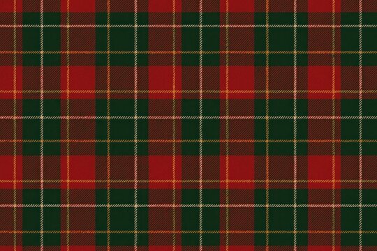 Classic red and green tartan background
