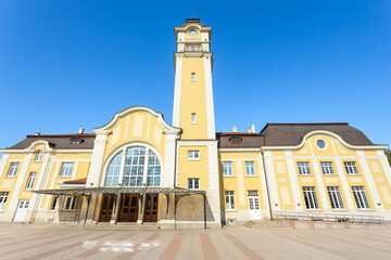 Obraz premium Burgas Central railway station in the Burgas city centre