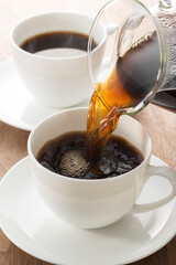 コーヒーを入れる