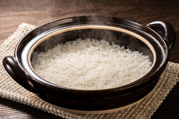 土鍋で炊いたご飯