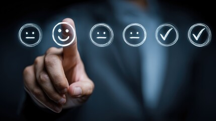 Hand shows sign of top service Quality assurance: Sincere Gesture Reflecting Rigorous Quality Guarantee for Customers