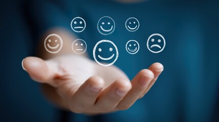 Hand shows sign of top service Quality assurance: Sincere Gesture Reflecting Rigorous Quality Guarantee for Customers