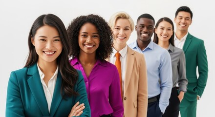 Portrait of a successful and diverse international business team