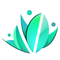 Abstract community logo, people united in a colorful, modern design, teamwork, care, and unity. Social, family, corporate branding focused on connection and support